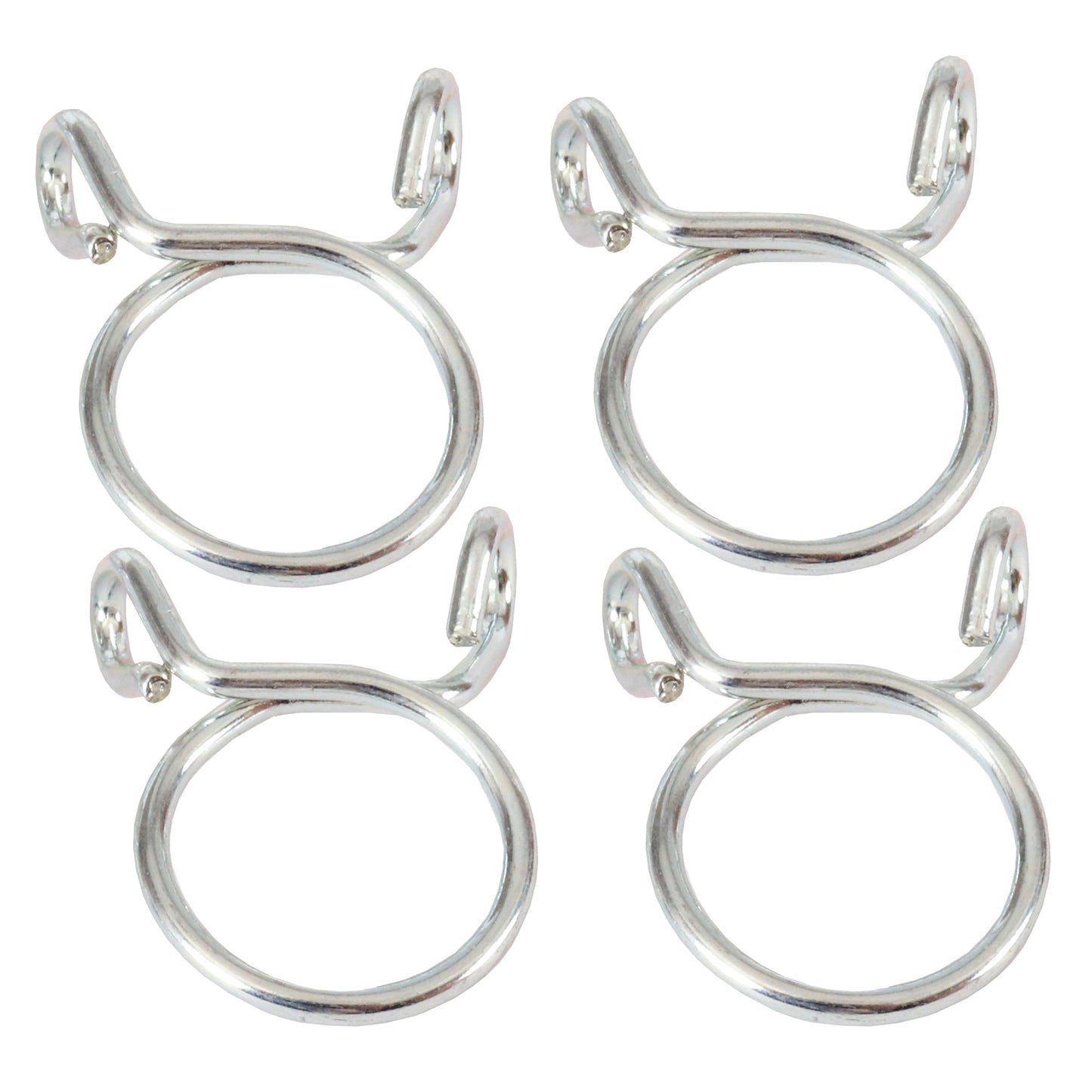 ALL BALLS, ALL BALLS Hose Clamps Refill Kit 4-Pack — Durable Stainless Steel Clamps for Automotive and Marine Applications