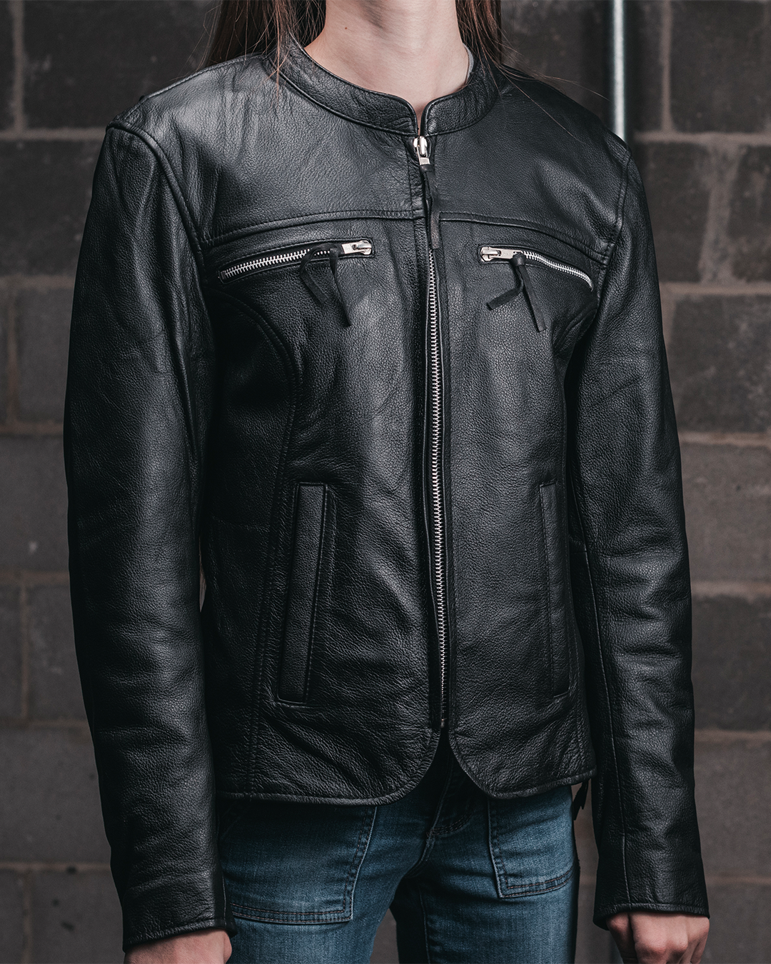 Roxy - Women's Leather Motorcycle Jacket