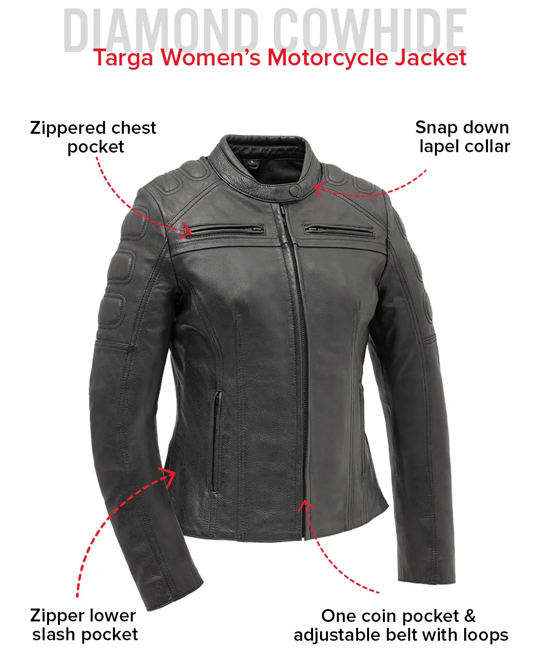 Targa - Women's Motorcycle Leather Jacket