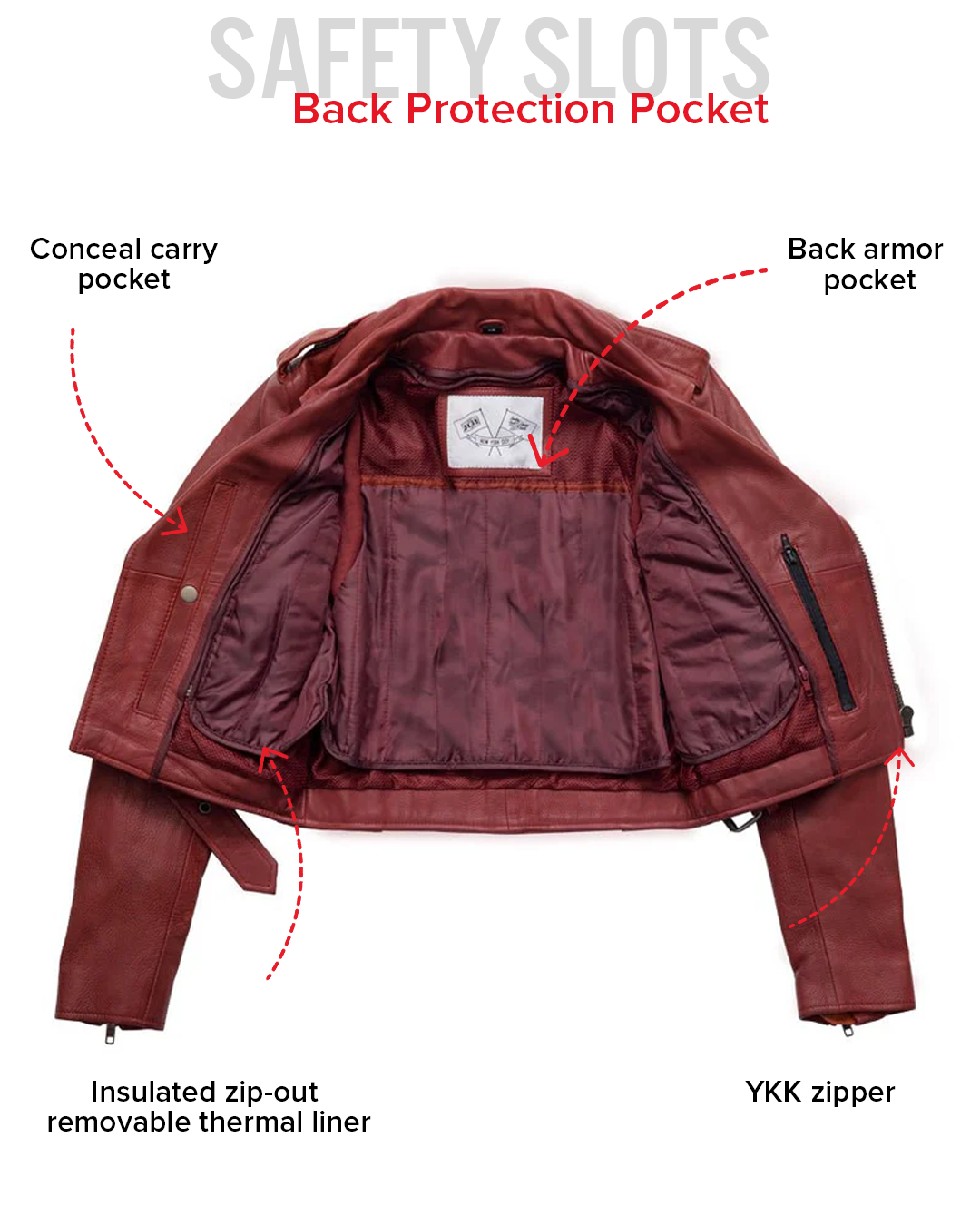 Katy - Women's Leather Jacket - BHBR