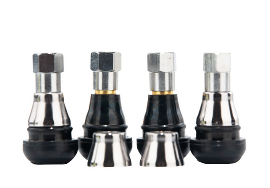 QuadBoss, QuadBoss TR412C Chrome Valve Set for Powersports