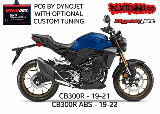 HONDA CB300R AND CB300R ABS 2019 - 2022 PC6 BY DYNOJET WITH OPTIONAL CUSTOM TUNING BY BLR TUNING
