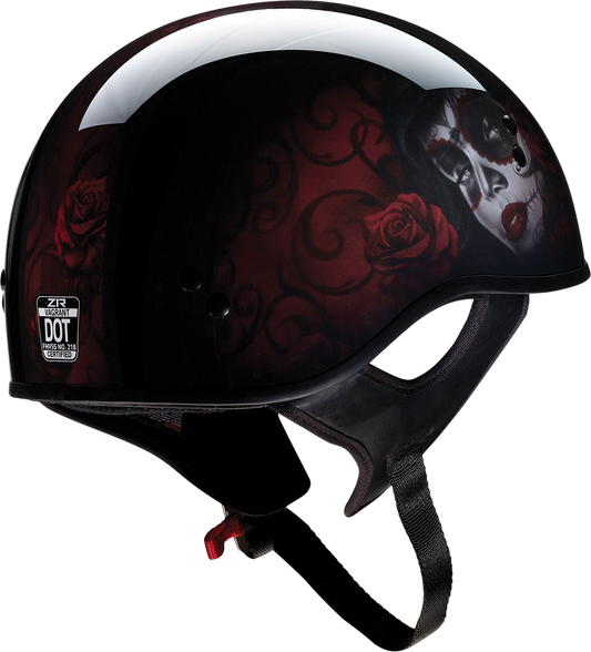 Z1R, Z1R Vagrant Helmet - Red Catrina, Black/Red, XL - Part Number 0103-1317
