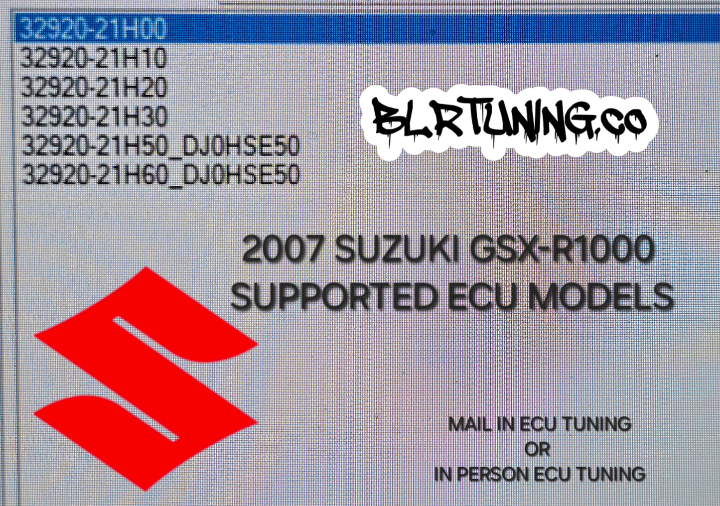 SUZUKI ECU FLASH TUNING