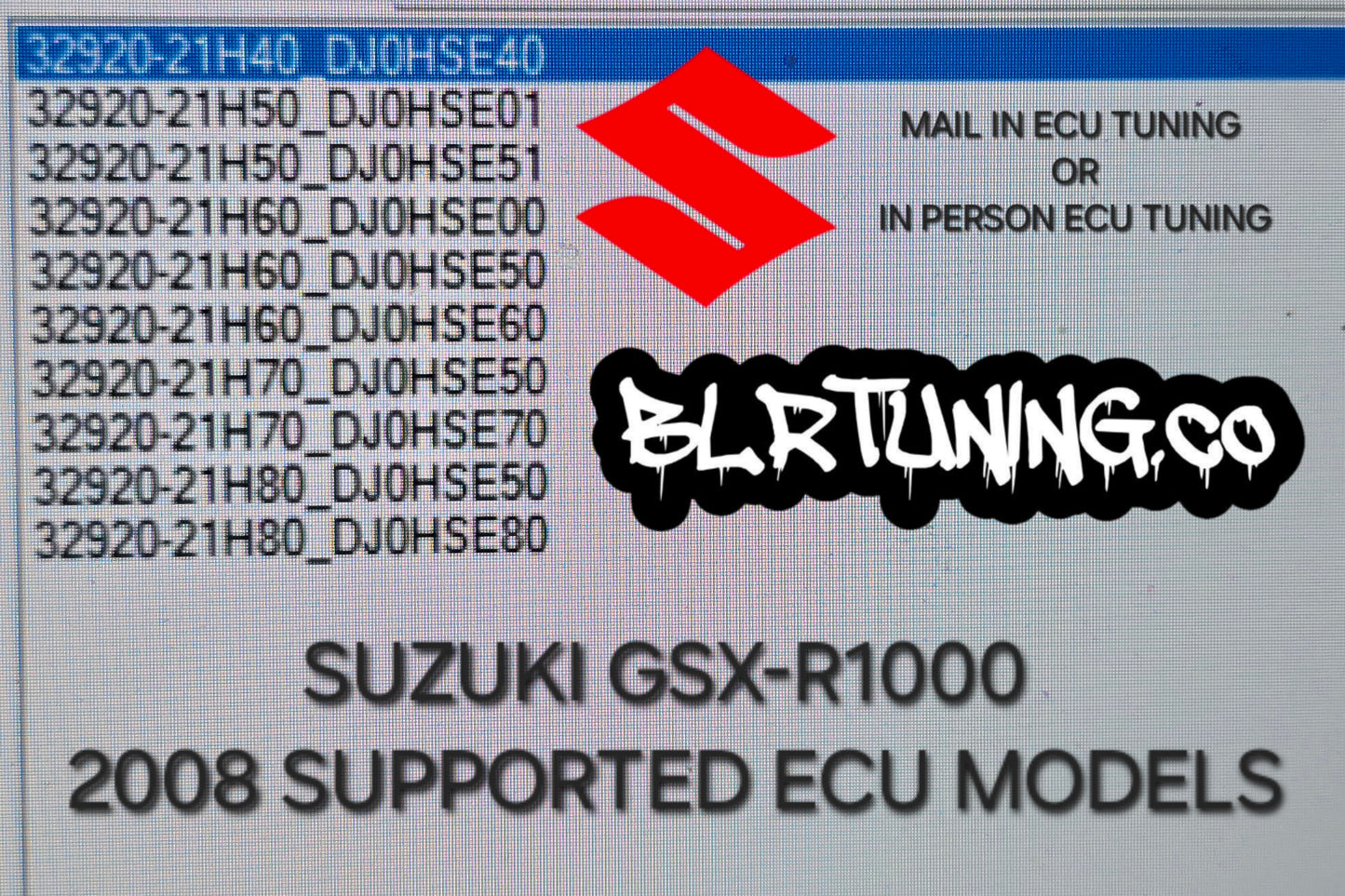SUZUKI ECU FLASH TUNING