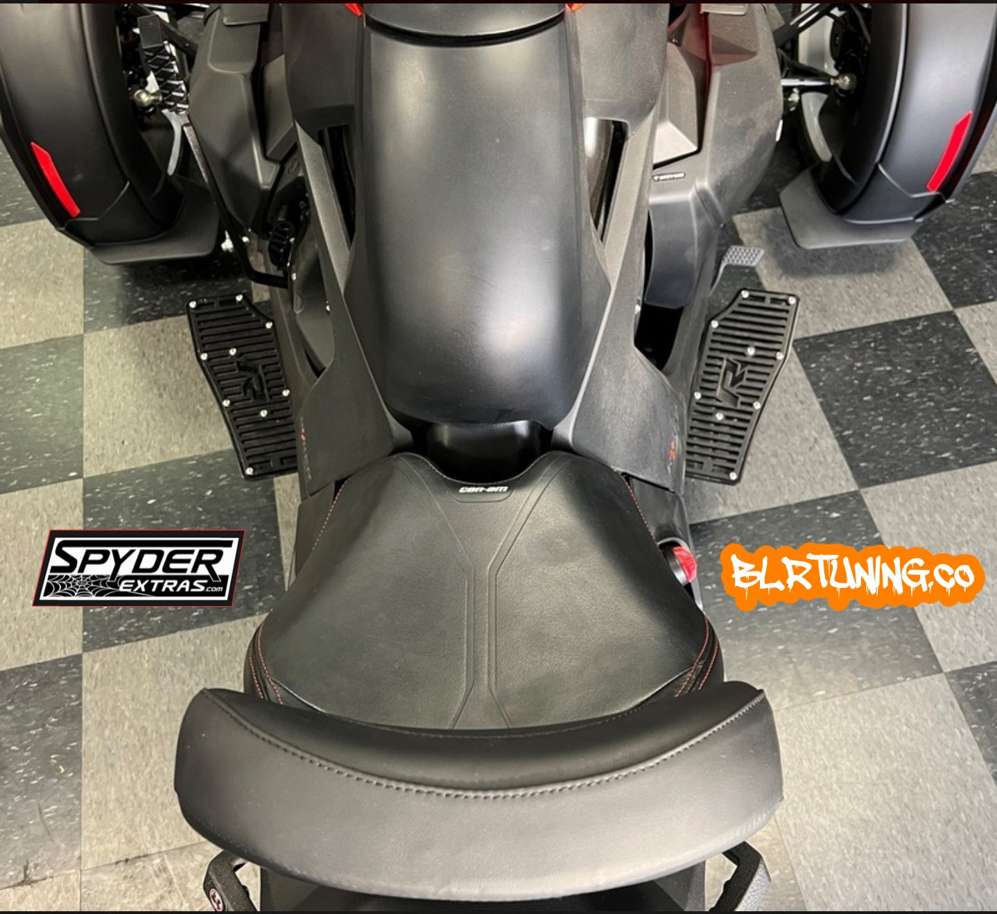 CAN-AM RYKER 2019 TO 2021 FULL SIZE BOLT ON DRIVER FLOORBOARDS IN BLACK OR SILVER
