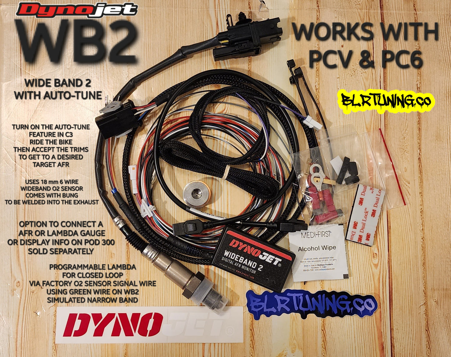 WB2 WIDE BAND 2 WITH AUTOTUNE BASE KIT SINGLE 02 FOR POWER COMMANDER PC6 PCV