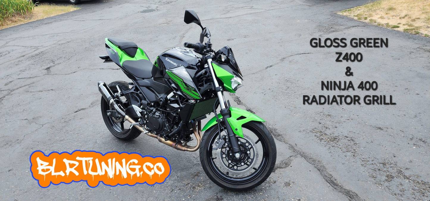 KAWASAKI Z400 & NINJA 400 Radiator Protective Grill