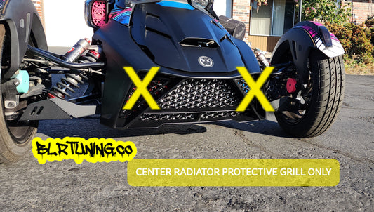 CENTER ONLY RADIATOR PROTECTIVE GRILL FOR PANTHER CUSTOMS RYKER FRONT END