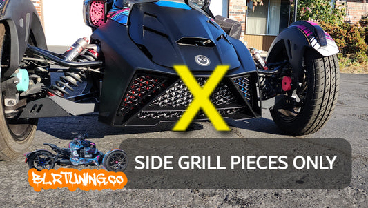 SIDES ONLY RADIATOR PROTECTIVE GRILL FOR PANTHER CUSTOMS RYKER FRONT END