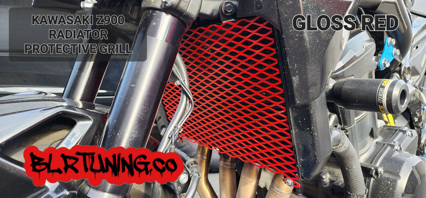 KAWASAKI Z900 RADIATOR PROTECTIVE GRILL BY BLR TUNING FITS 2017 - 2024