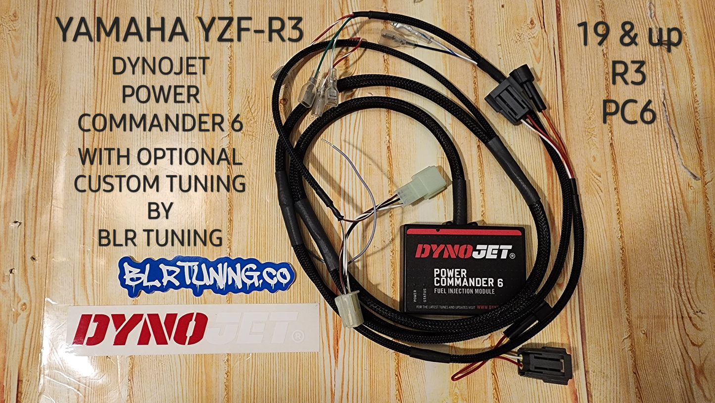 YAMAHA R3 YZF-R3 19 - 24 PC6 BY DYNOJET WITH OPTIONAL CUSTOM TUNING BY BLR TUNING