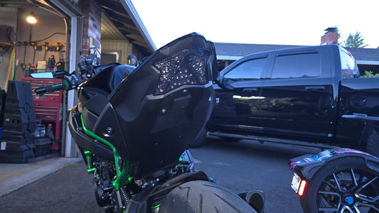 KAWASAKI ZH2 Z H2 SE TAIL Tidy LICENSE PLATE MOUNT OR PLATE DELETE FITS 2019 - 2024