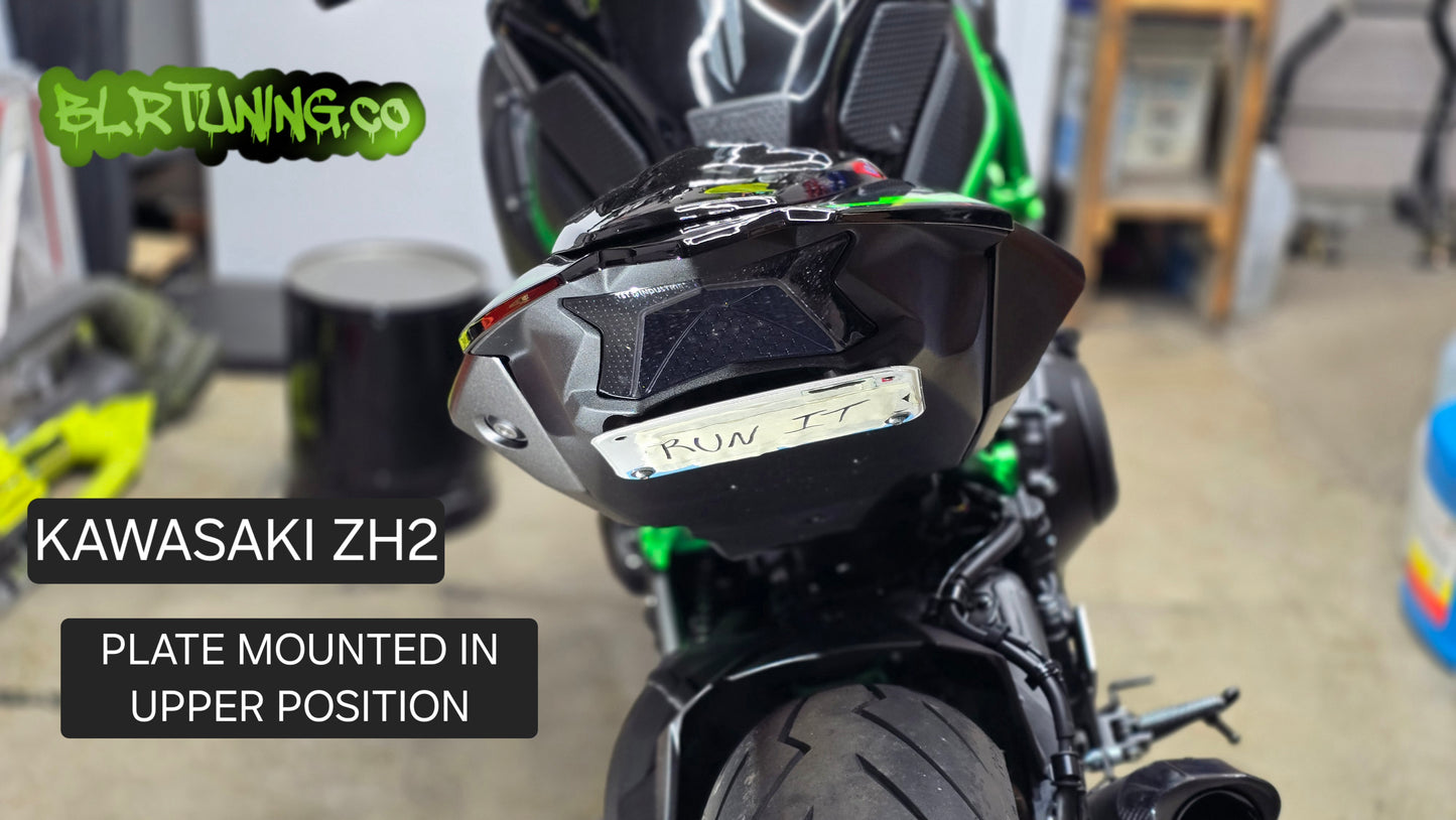 KAWASAKI ZH2 Z H2 SE TAIL Tidy LICENSE PLATE MOUNT OR PLATE DELETE FITS 2019 - 2024