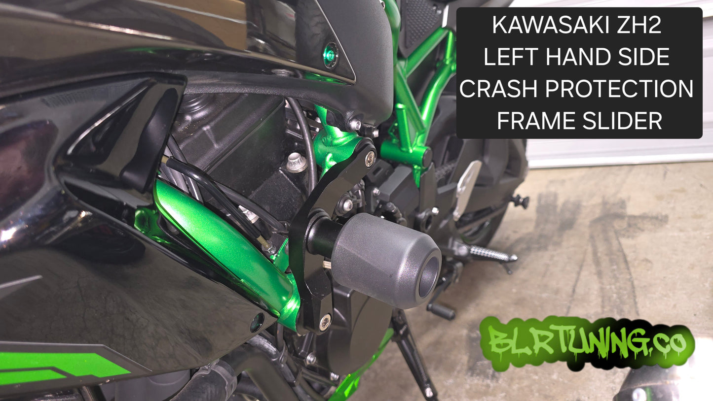 KAWASAKI ZH2 AND ZH2 SE CRASH PROTECTION FRAME SLIDERS FITS 2020 AND UP