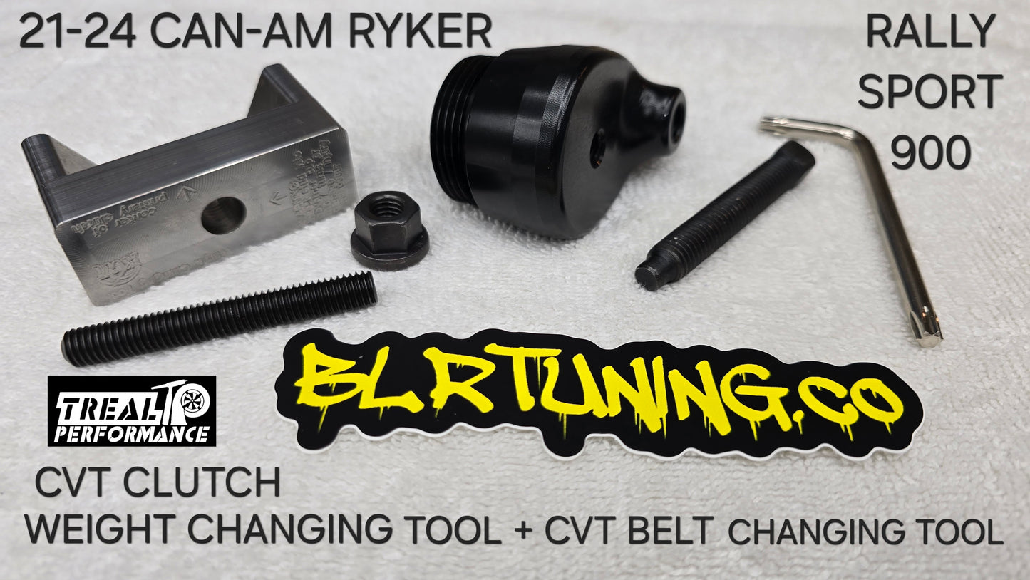 CAN-AM RYKER CVT CLUTCH WEIGHT CHANGING TOOL AND CVT BELT REMOVAL TOOL BUNDLE FOR 2021 AND NEWER 900 RALLY SPORT
