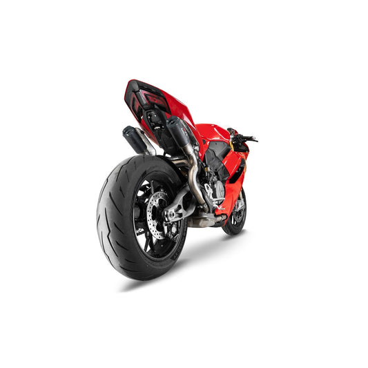 IN STOCK Austin Racing 2025 V2 DUCATI PANIGALE RS22-V BLACK RACE & DB COMPLIANT SLIP-ON EXHAUST SYSTEM AR69