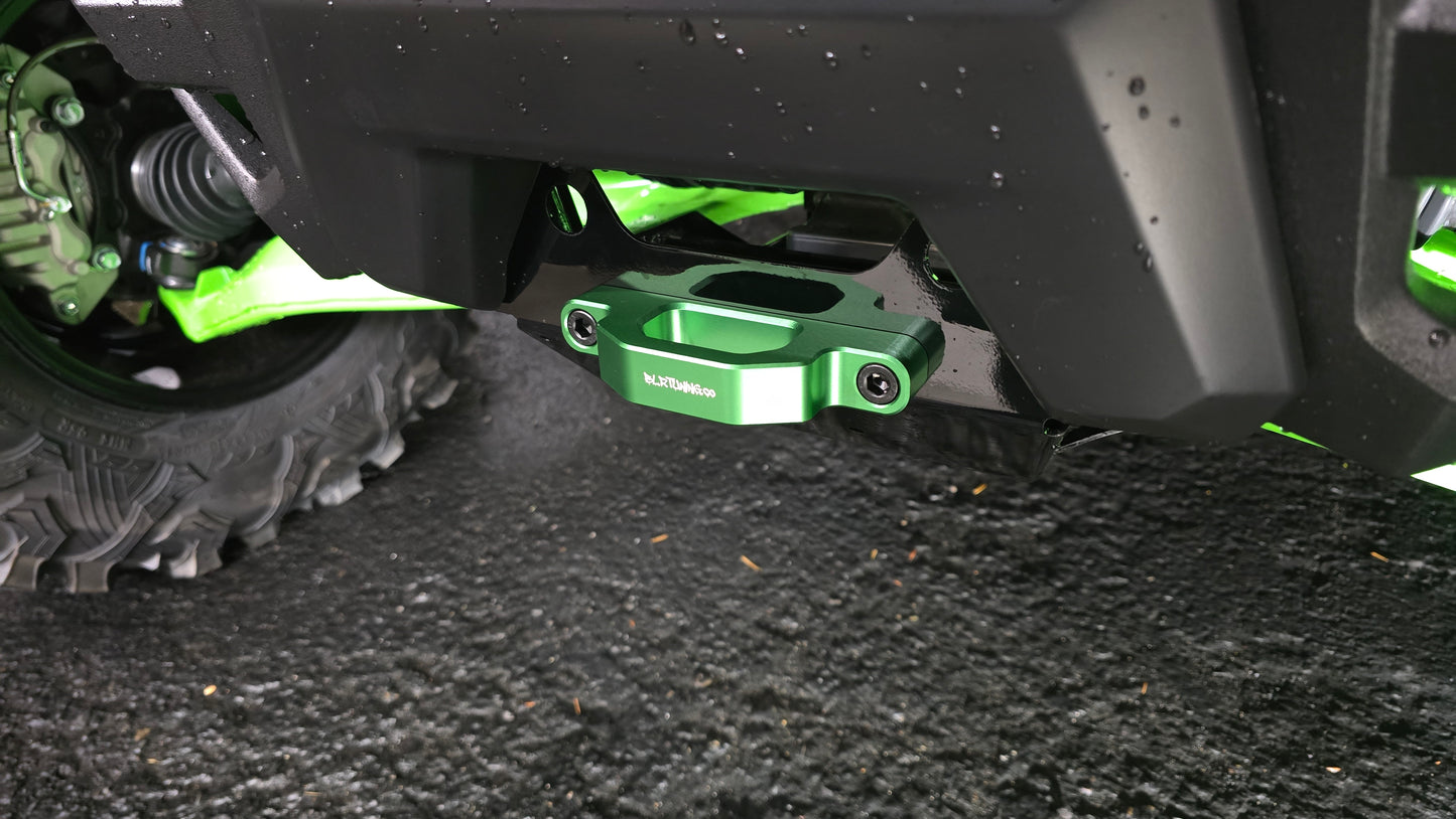 KAWASAKI TERYX H2 Billet Aluminum Tow Hooks - FITS FRONT AND REAR 2026 TERYX4 H2 AND TERYX5 H2 MODELS