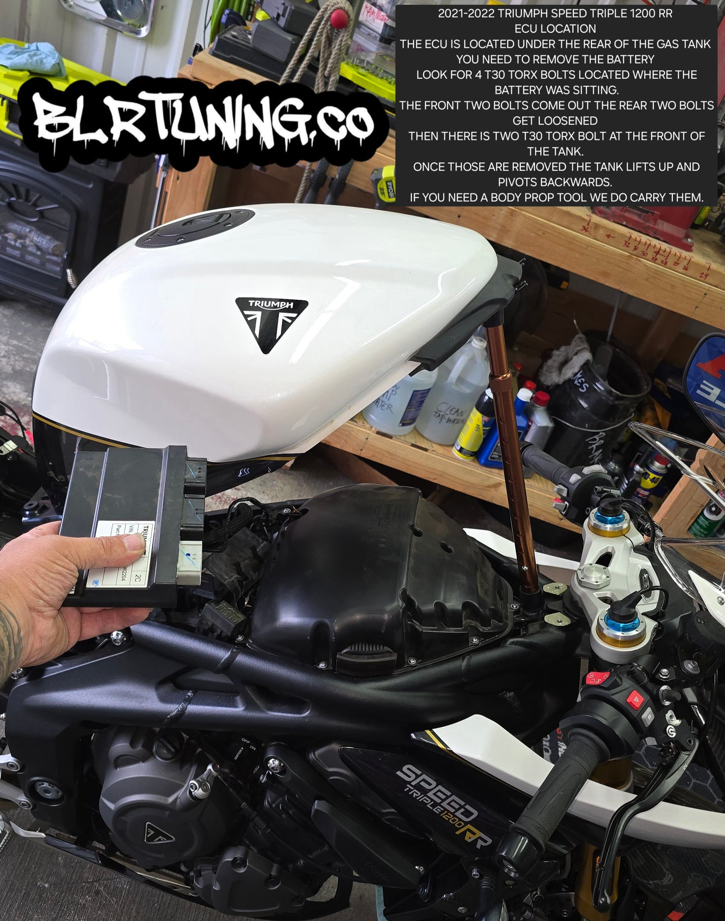 TRIUMPH MOTORCYCLE ECU FLASH TUNING