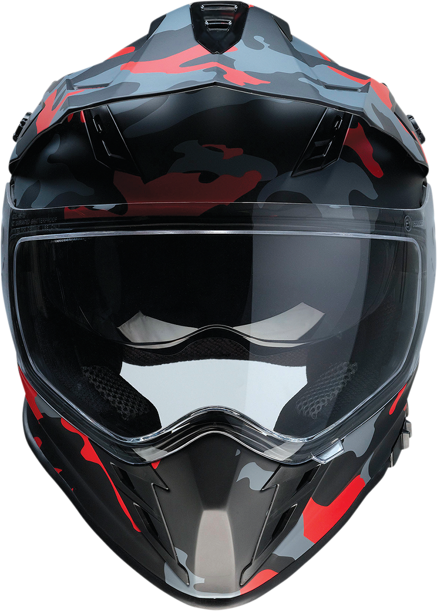 Z1R, Z1R Range Helmet in Camo Red with 2XL Fit - Part Number 0140-0098