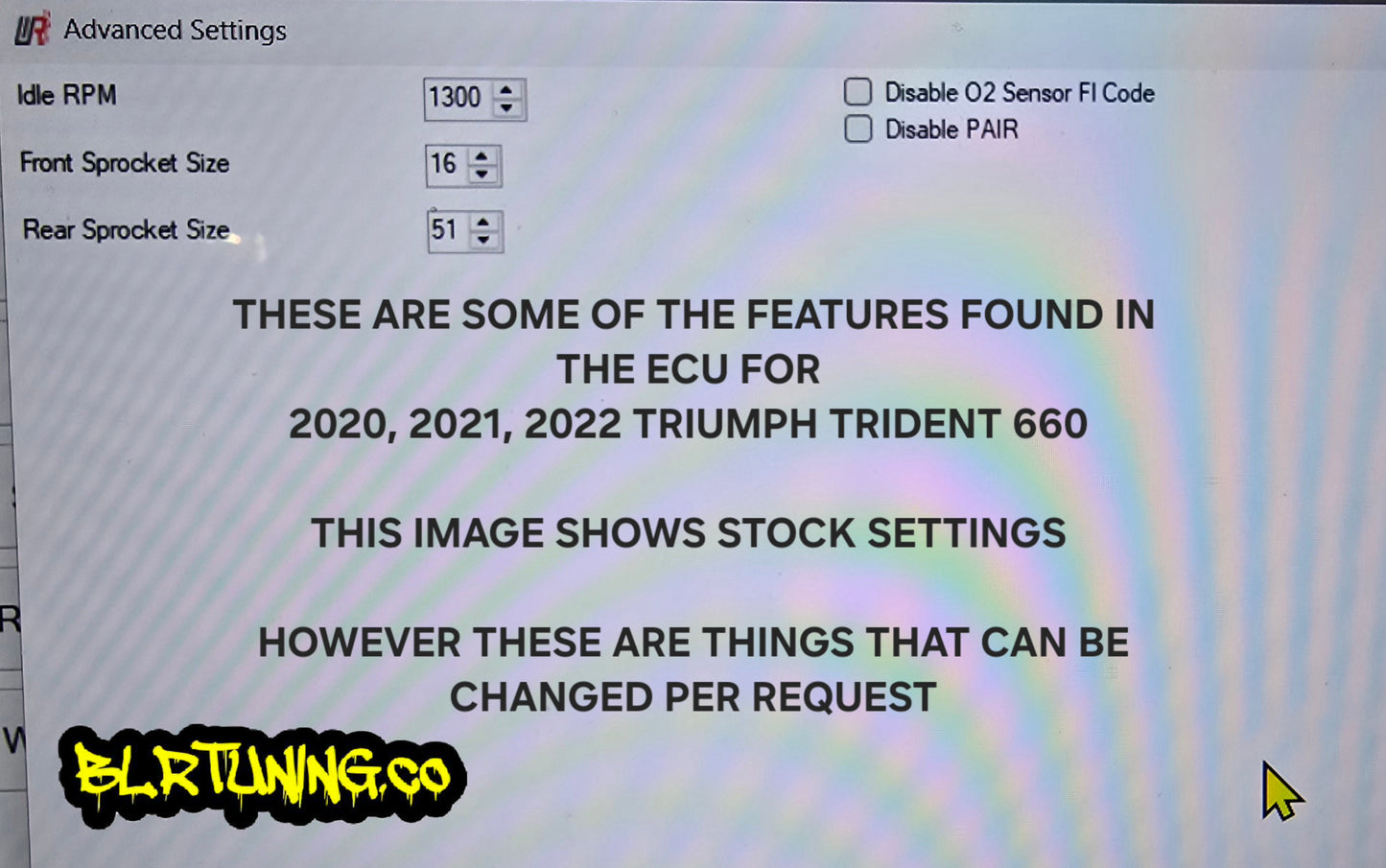 TRIUMPH MOTORCYCLE ECU FLASH TUNING