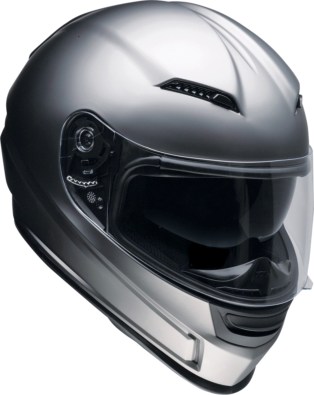 Z1R, Z1R Jackal Helmet Satin Titanium XS - Aerodynamic Polycarbonate Shell, Drop-down Sun Visor, and Ventilation System