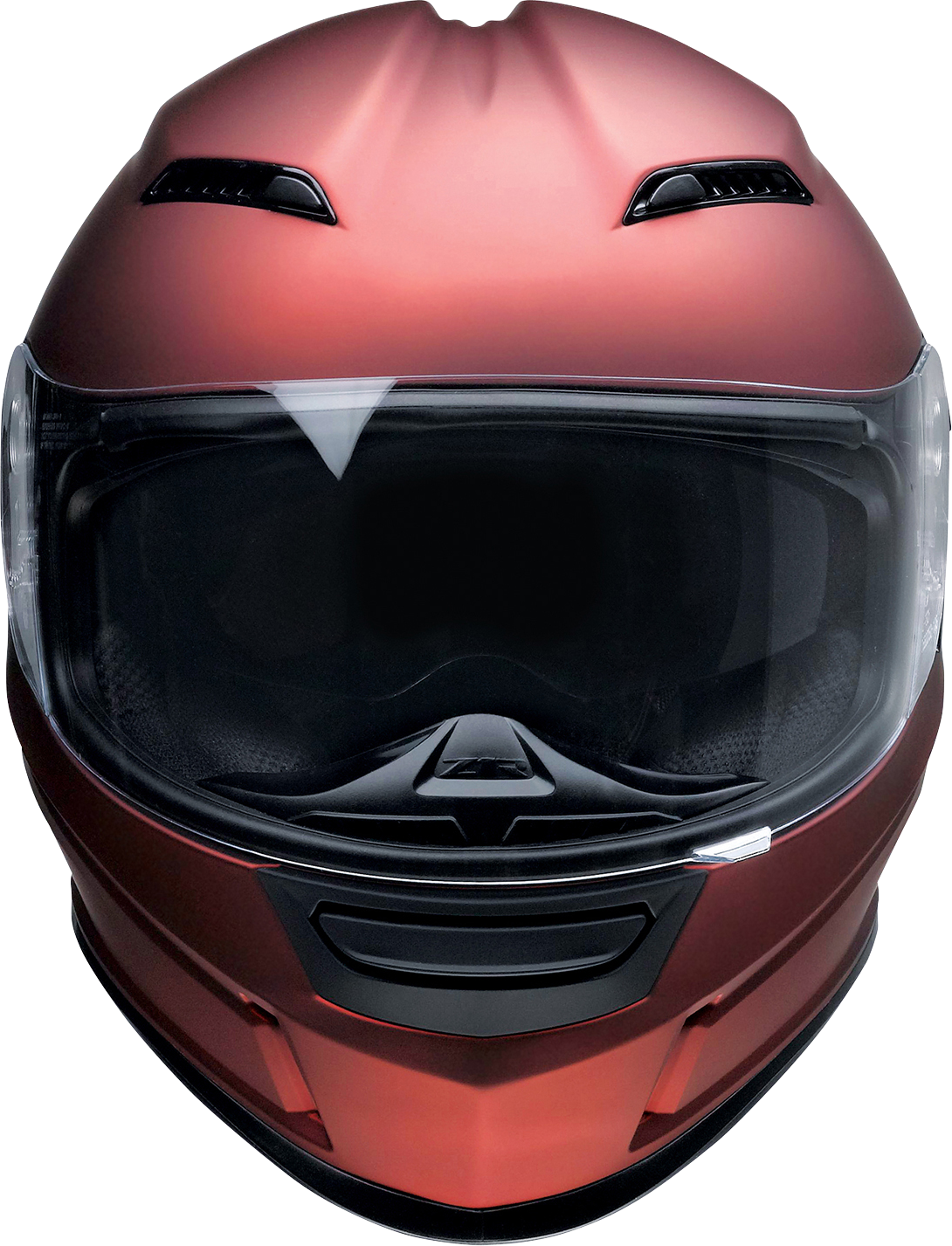 Z1R, Z1R Jackal Helmet - Satin Red Medium by Z1R with Drop-Down Sun Visor and Advanced Ventilation