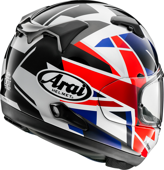 ARAI HELMETS, ARAI HELMETS Signet-X Helmet with VAS Shield System - Flag UK, XS (Part No. 0101-16191)