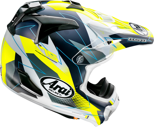 ARAI HELMETS, ARAI Helmets VX-Pro4 Resolute Yellow Helmet - Medium, Part Number 0110-8484
