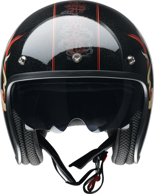 Z1R, Z1R Saturn Helmet - Devilish Gloss Black/Red, Small (Part No. 0104-2877)
