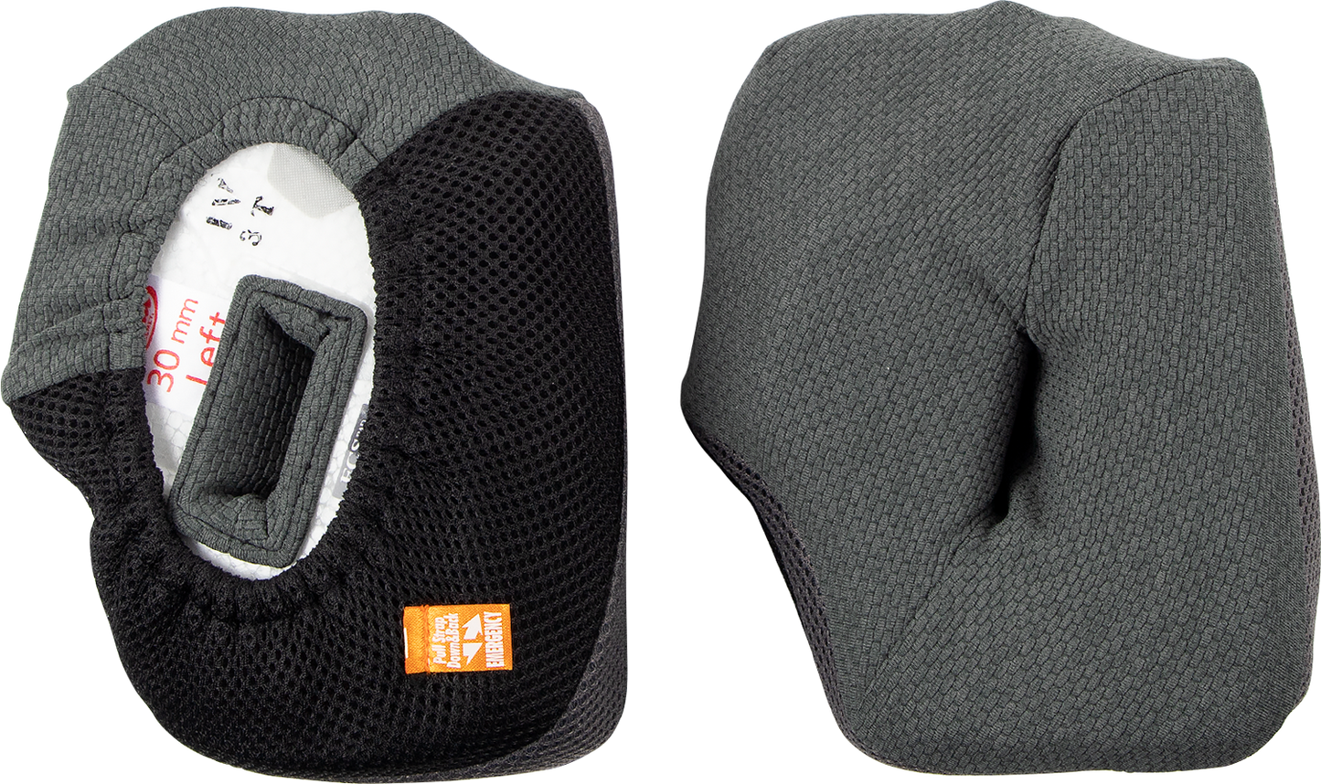 ARAI HELMETS, ARAI Helmets VX-Pro4 Cheek Pads - Gray, 30 mm - Part Number 05-5419