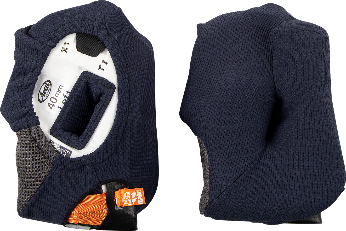 ARAI HELMETS, ARAI Helmets Corsair-X, Quantum-X, Signet-X Cheek Pads - 40 mm Part 05-5703