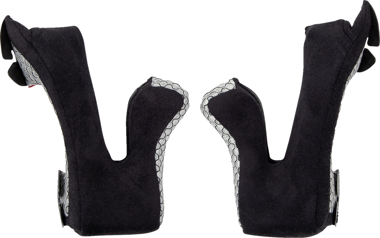 Z1R, Z1R Youth F.I. Cheek Pads - Medium, 15 mm Thickness β Black, Part Number 0134-3055