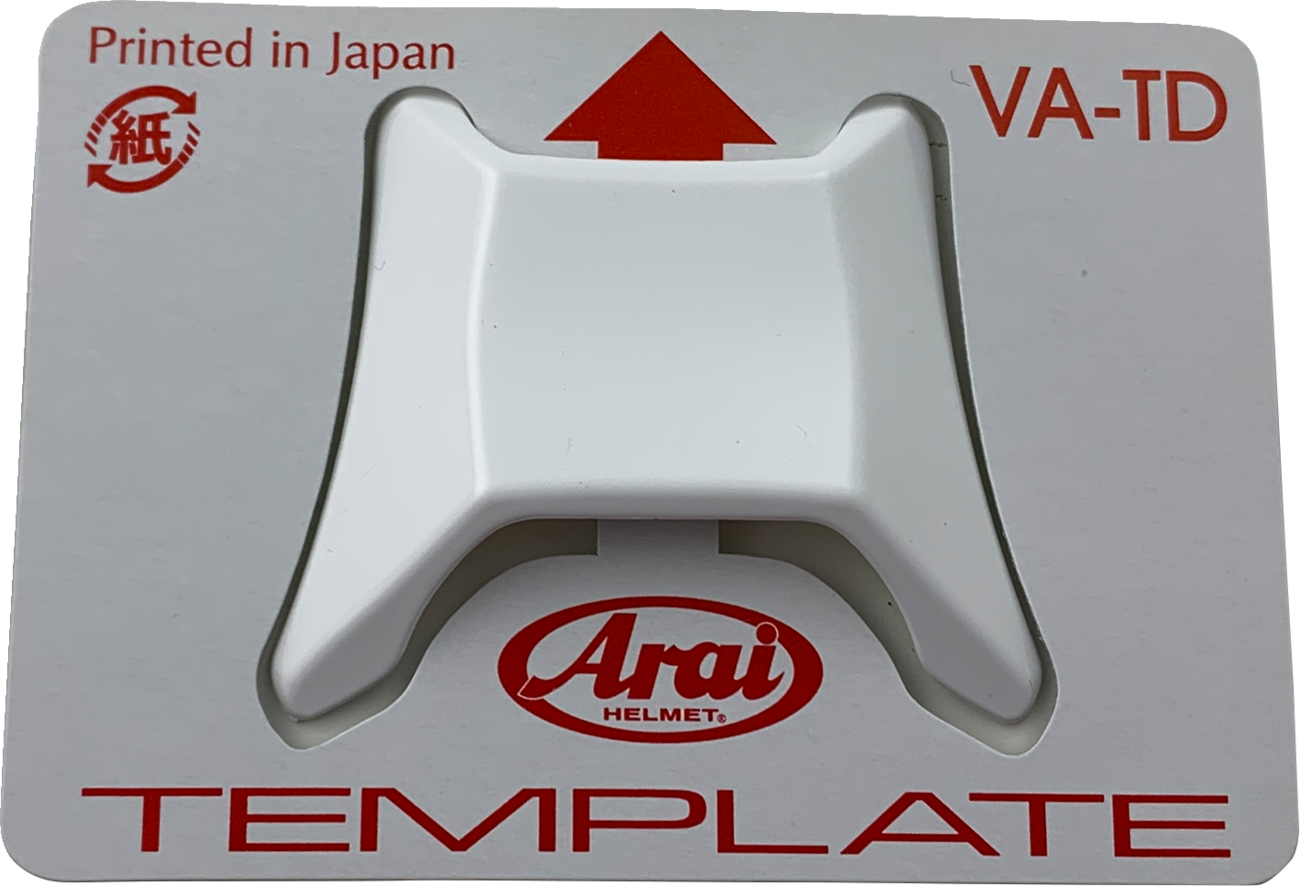 ARAI HELMETS, ARAI Helmets VX-Pro4 Top-Duct Center Front - White (Part Number 105344)