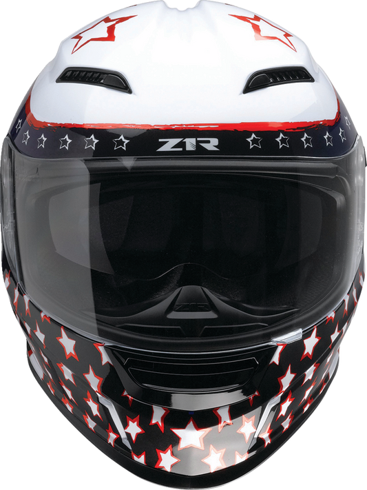 Z1R, Z1R Jackal Helmet Patriot Red/White/Blue XL by Z1R Part Number 0101-15416