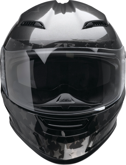Z1R, Z1R Jackal Patriot Stealth Motorcycle Helmet 3XL by Z1R - Part 0101-15432