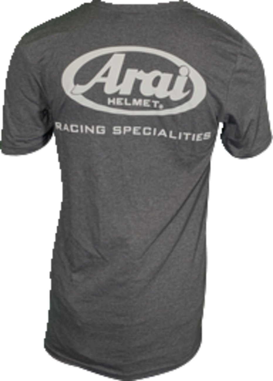 ARAI HELMETS, ARAI HELMETS Arai Helmet T-Shirt - Dark Heather Gray, Medium, Part Number 121564