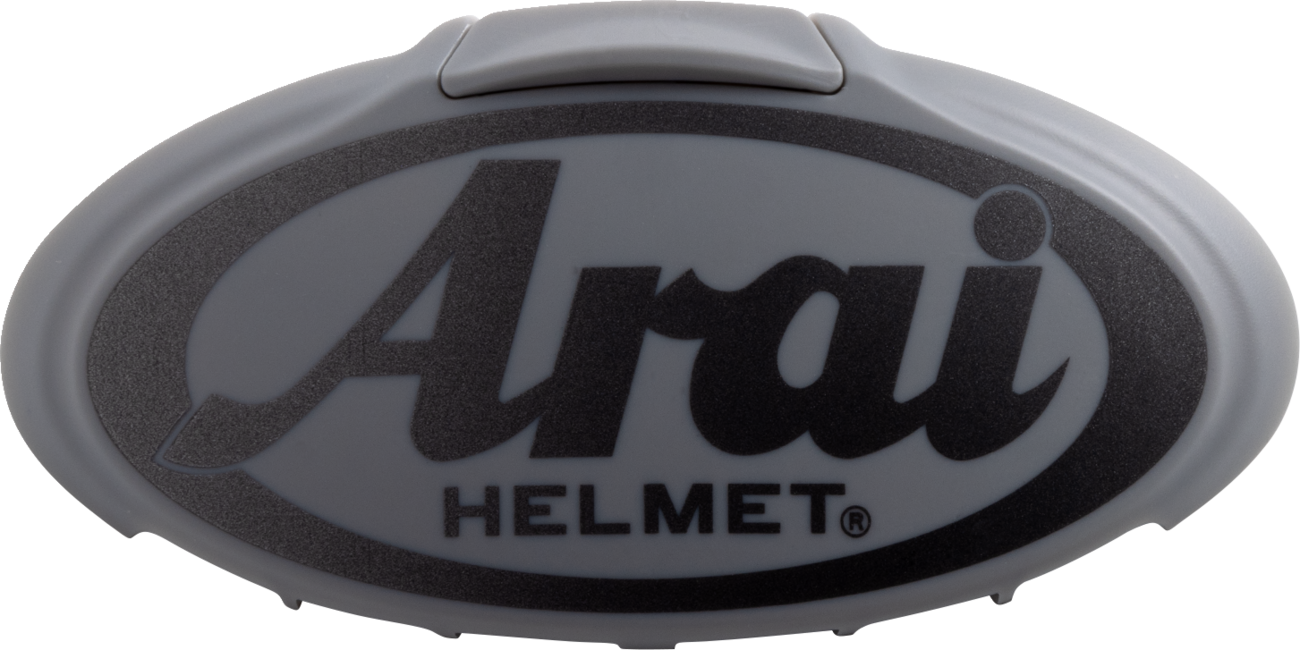 ARAI HELMETS, ARAI HELMETS 3D Arai Logo Duct - Metal Silver/Gray (Part 102111)