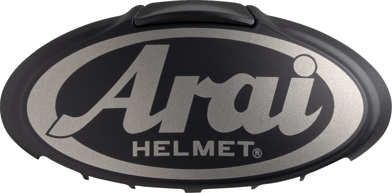 ARAI HELMETS, ARAI Helmets 3D Arai Logo Duct - Black and Light Gray, Part Number 102103