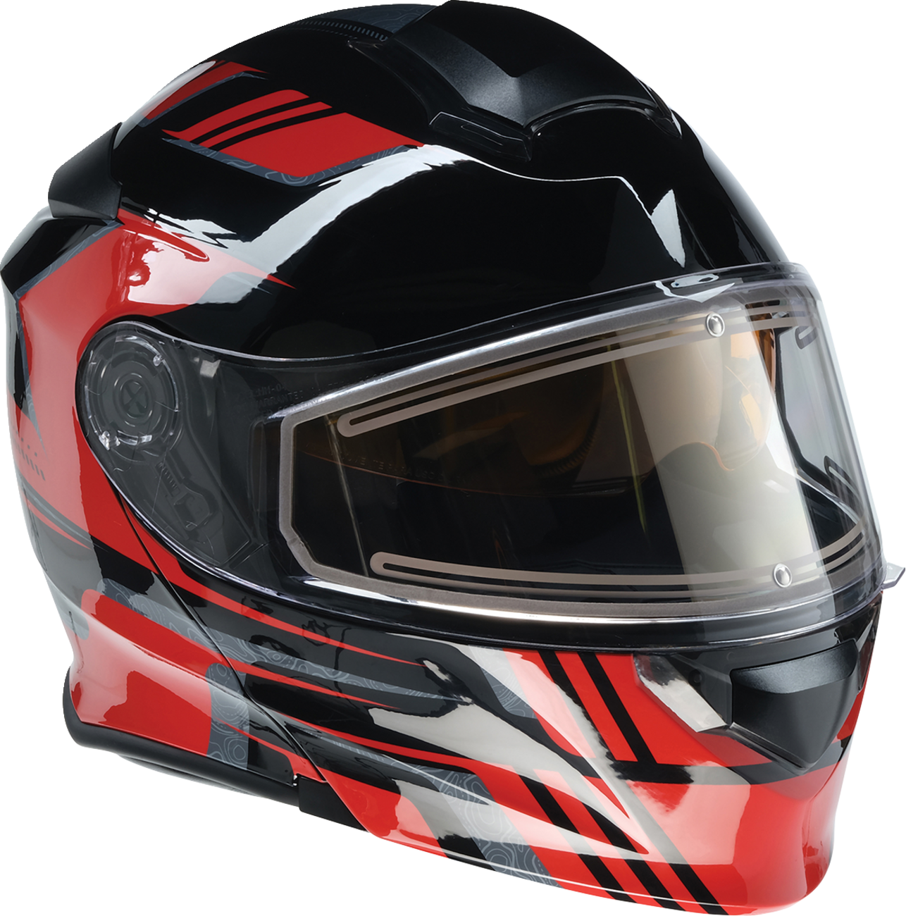 Z1R, Z1R Solaris 2.0 Helmet First Tracks Electric Dual Pane Shield Black/Red Small - Part 0120-0826