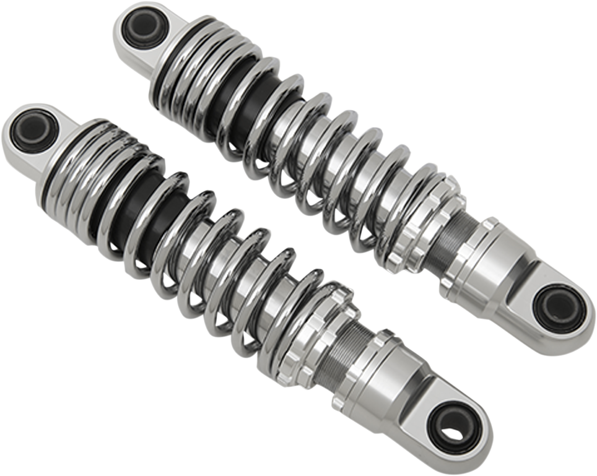 DRAG SPECIALTIES SHOCKS, DRAG SPECIALTIES SHOCKS Premium Ride-Height Adjustable Shocks - 13 inch - Chrome C16-0154A