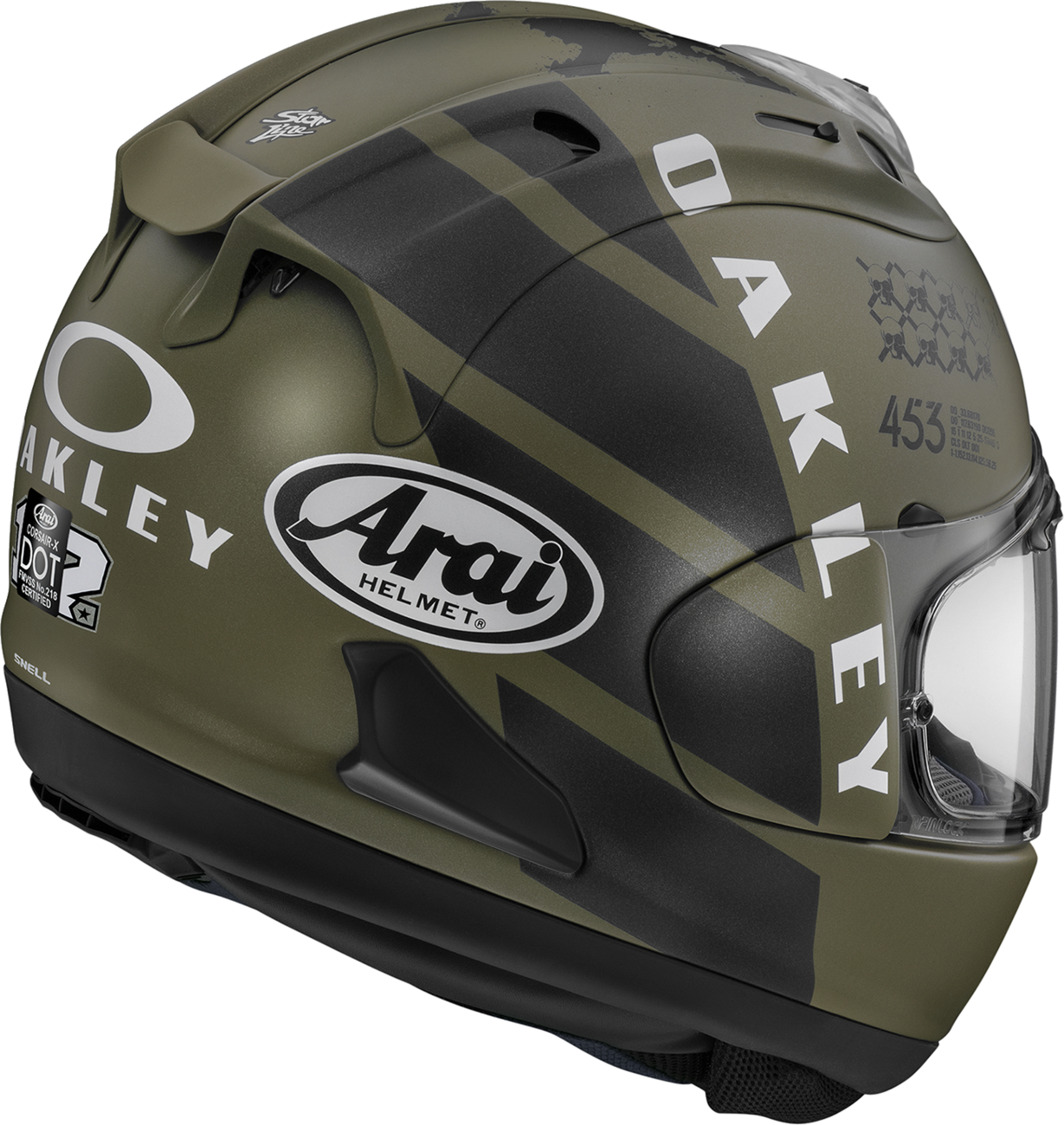 ARAI HELMETS, ARAI HELMETS Corsair-X MVK Oakley Helmet - XS (Part No. 0101-17636)
