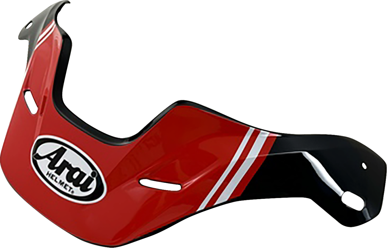 ARAI HELMETS, ARAI HELMETS XD-5 Peak Visor - Cosmic Red, Part Number 091375