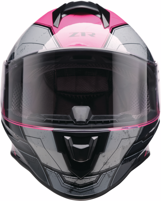 Z1R, Z1R Youth Warrant 2.0 Helmet - Sentinel Black/Pink, Medium - Part 0102-0296