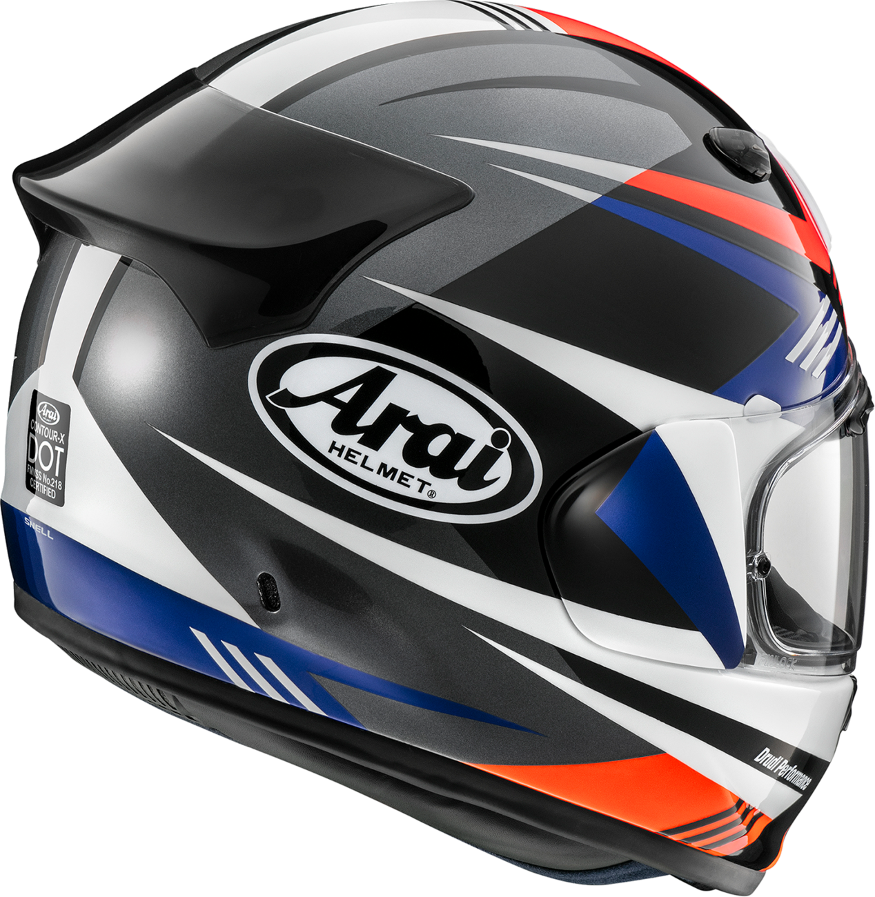 ARAI HELMETS, ARAI HELMETS Contour-X Helmet Mark Red XS with Advanced Ventilation and Aerodynamic Spoiler