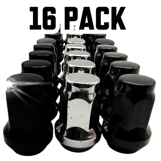 16 Pack 3/8-24 Tapered Acorn Colored Polaris RZR Ranger Lug Nuts