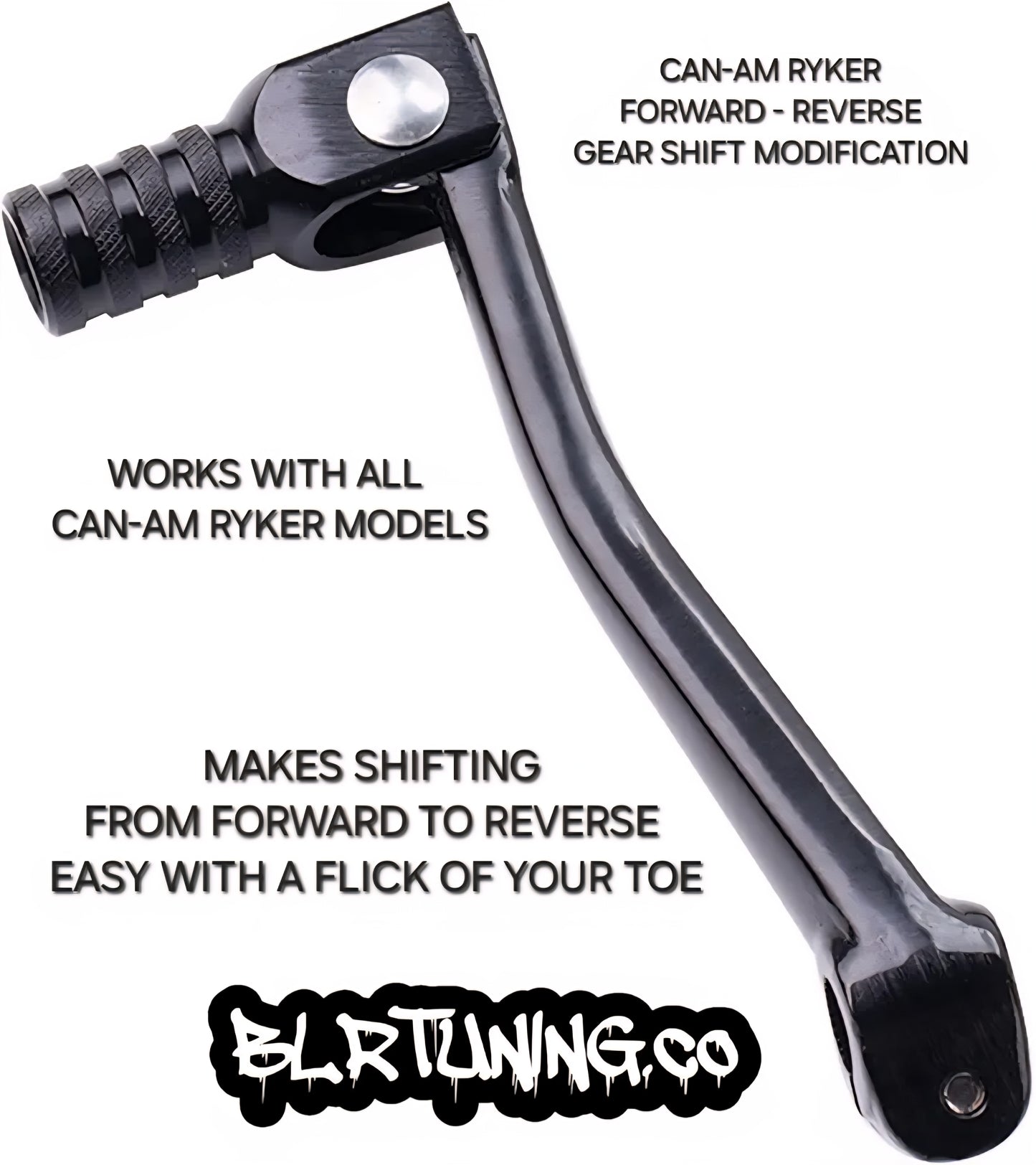 CAN-AM RYKER FORWARD REVERSE GEAR SHIFT EXTENSION MOD - FITS ALL RYKER MODELS 2019 - 2025