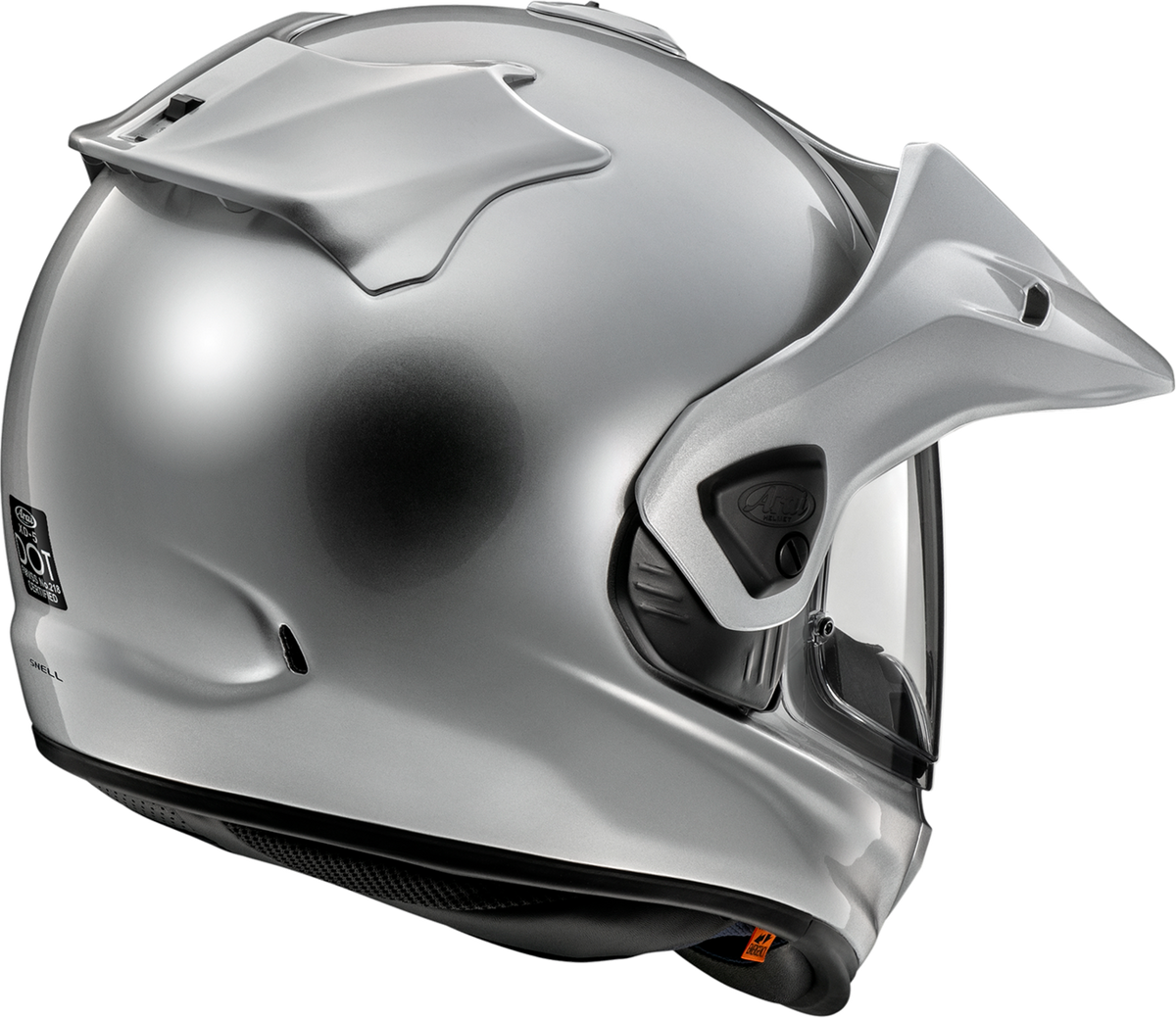 ARAI HELMETS, ARAI Helmets XD-5 Helmet Aluminum Silver XL with VAS-A Shield System and Advanced Ventilation