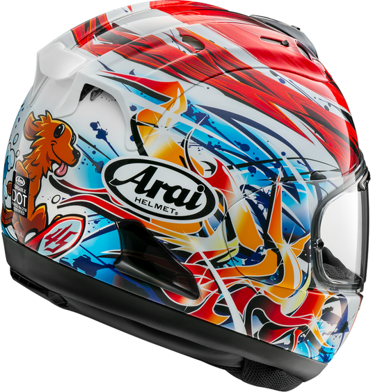 ARAI HELMETS, ARAI HELMETS Corsair-X Tetsuta Helmet - Large with VAS Shield Mechanism and Advanced Ventilation