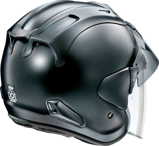 ARAI HELMETS, Arai Helmets Ram-X Black Frost Large Helmet (Part #0104-3391) with VAS-Z Shield System and Pinlock 120